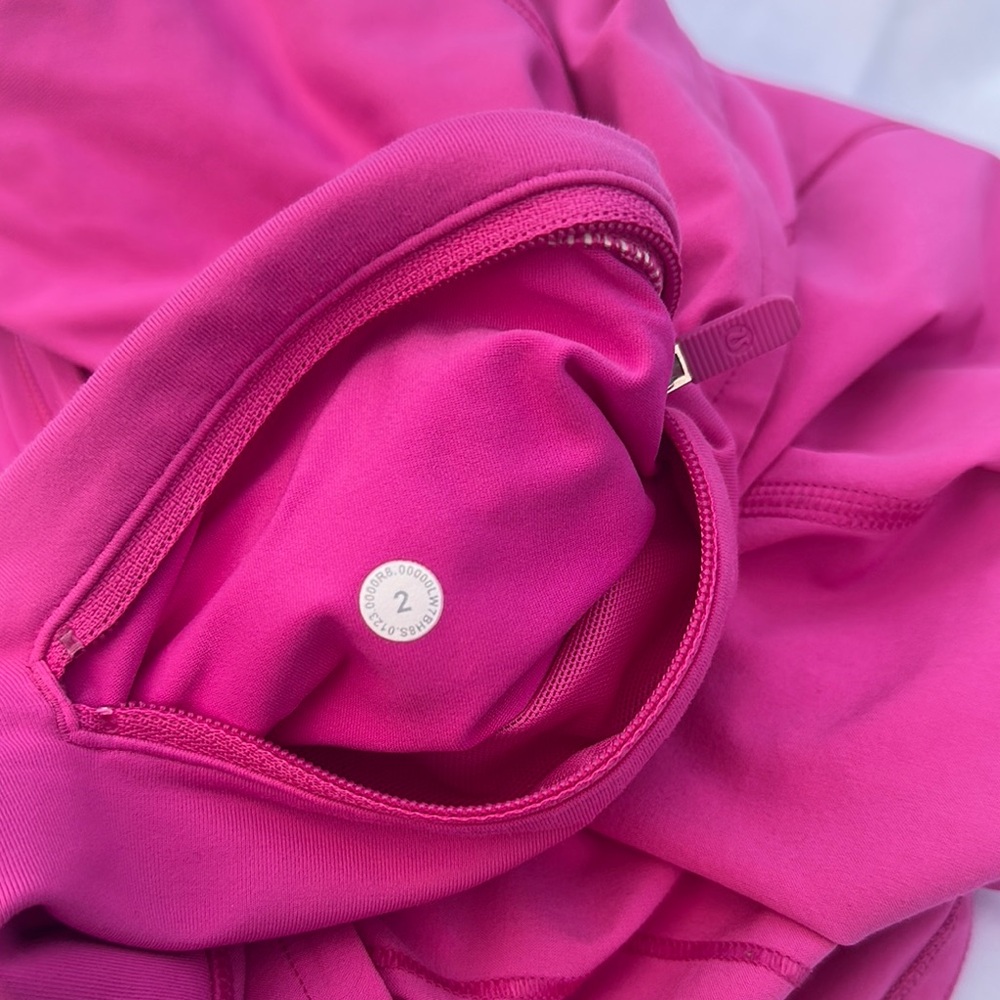 Lululemon Speedup 2.5” Inseam High Rise Color Sonic Pink Size 2 - Picture 4 of 8